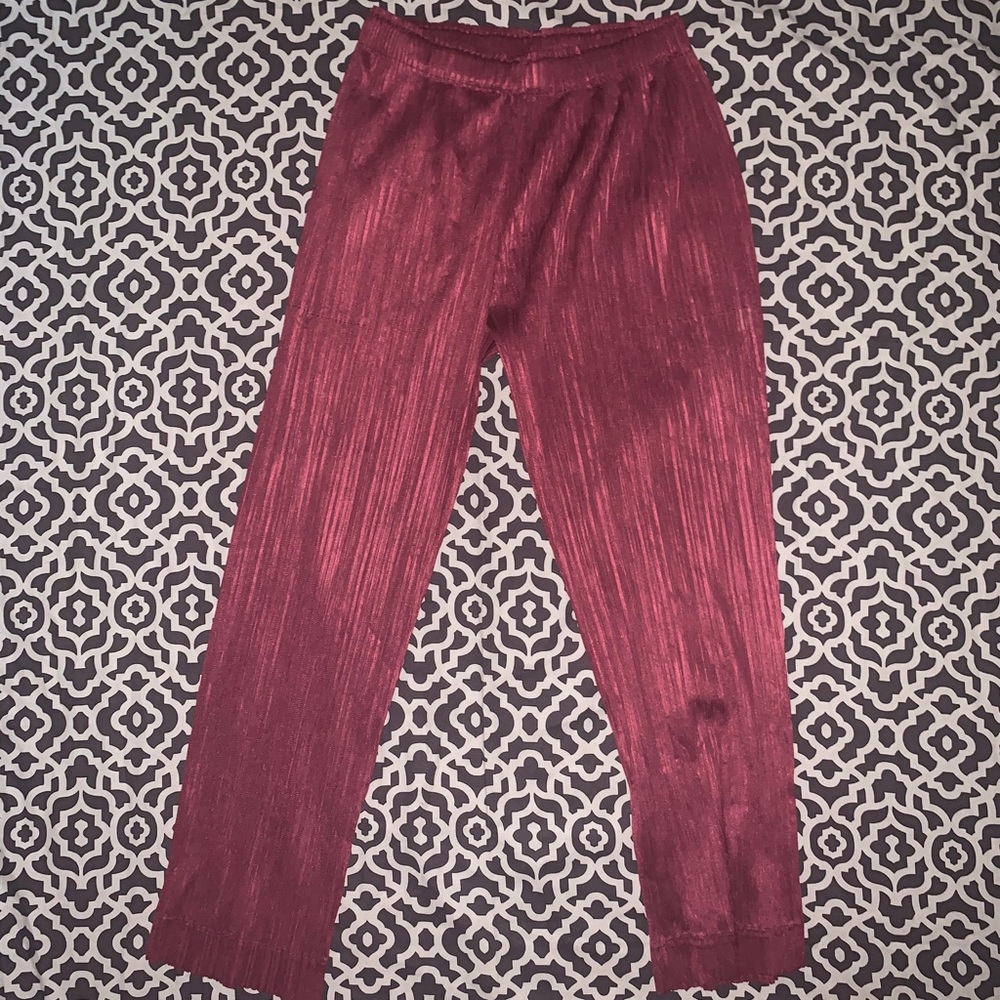 Accordion Pleated Pants